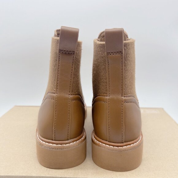 Vince Rue Chelsea Ankle Boots Booties Brown Leather Waterproof Platform US 6 - Picture 6 of 12